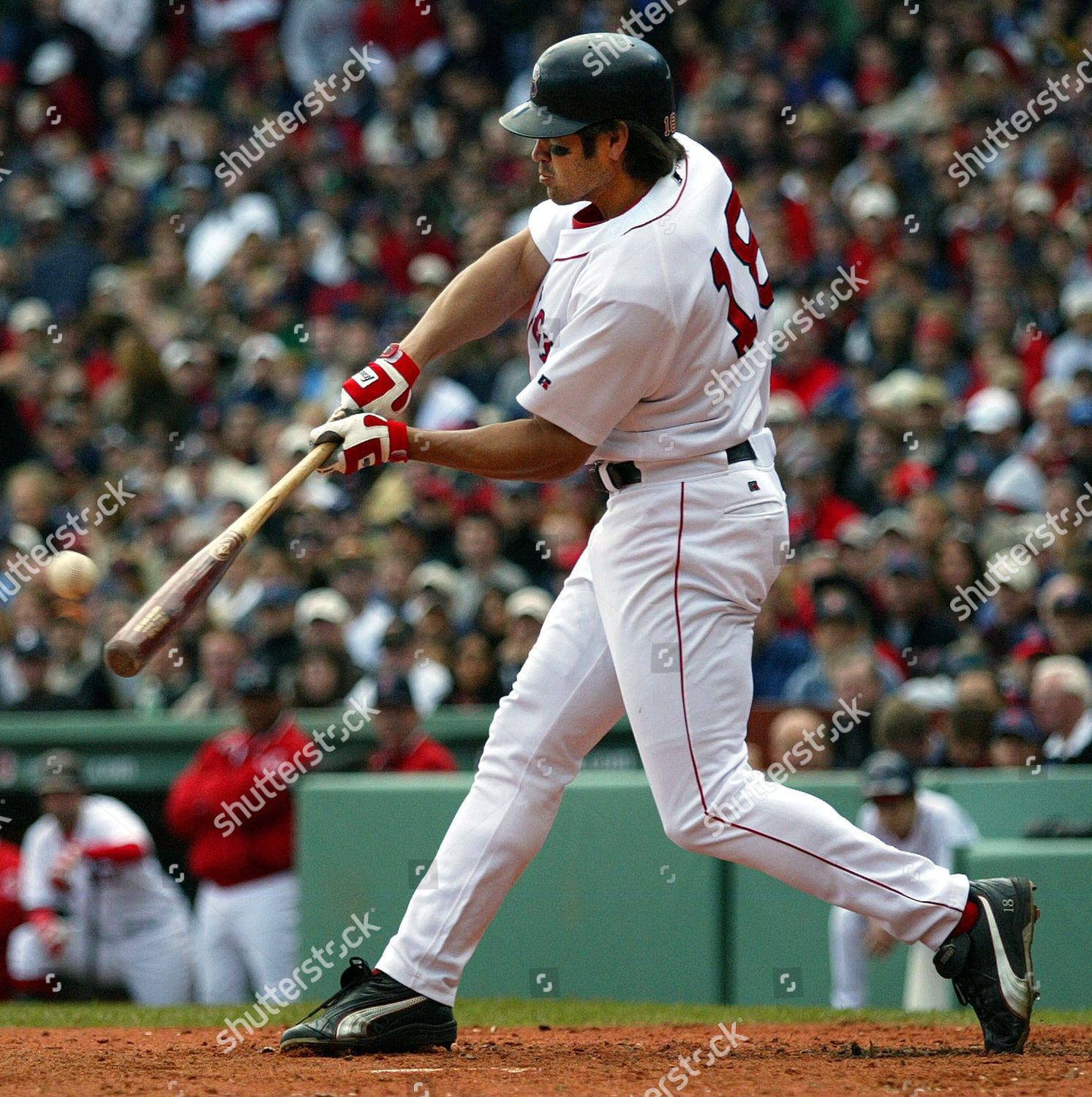 Boston Red Sox Players Johnny Damon Editorial Stock Photo - Stock Image