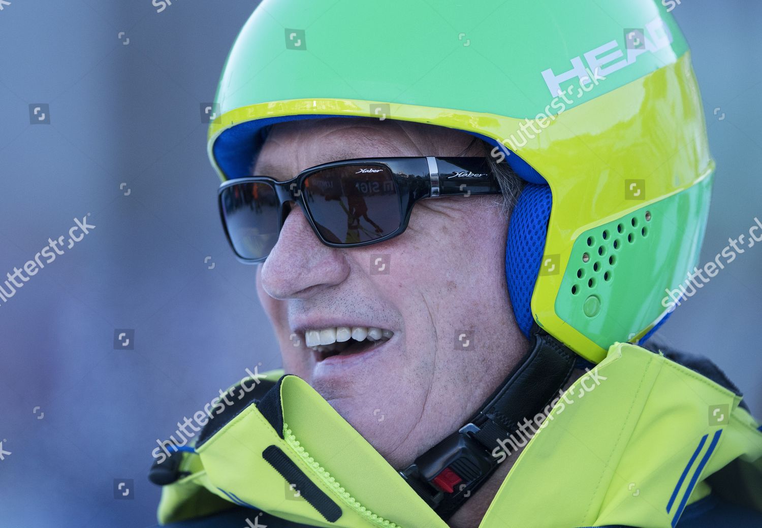 Franz Klammer Enjoying Kitz Charity Trophy Editorial Stock Photo