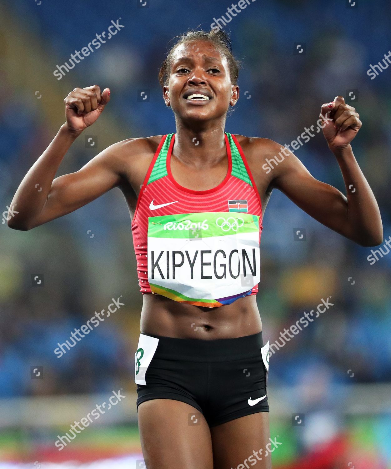 Faith Chepngetich Kipyegon Kenya Celebrates After Editorial Stock Photo ...