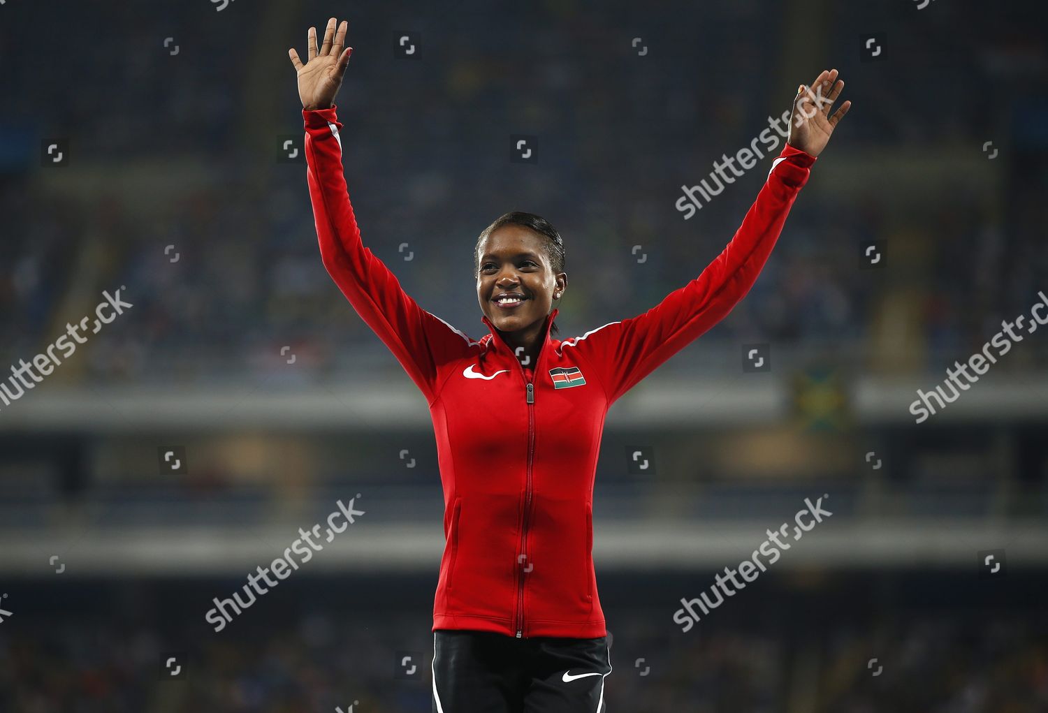 Faith Chepngetich Kipyegon Kenya Celebrates On Editorial Stock Photo ...