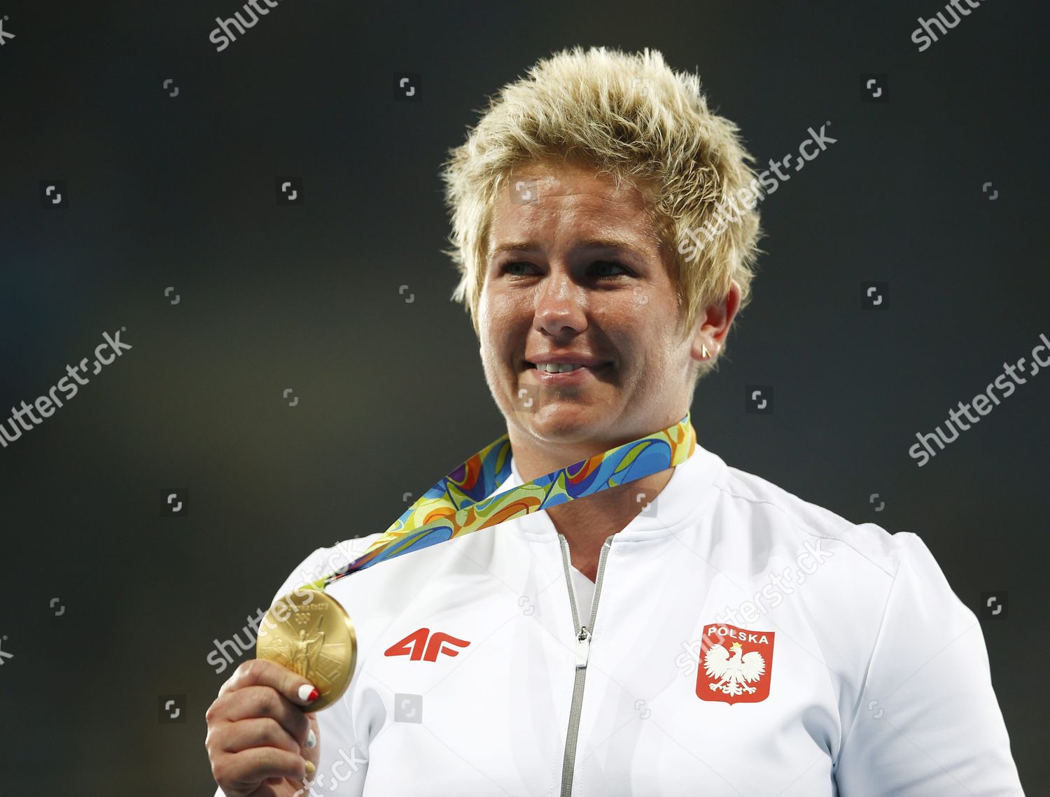 Gold Medalist Anita Wlodarczyk Poland During Editorial Stock Photo ...