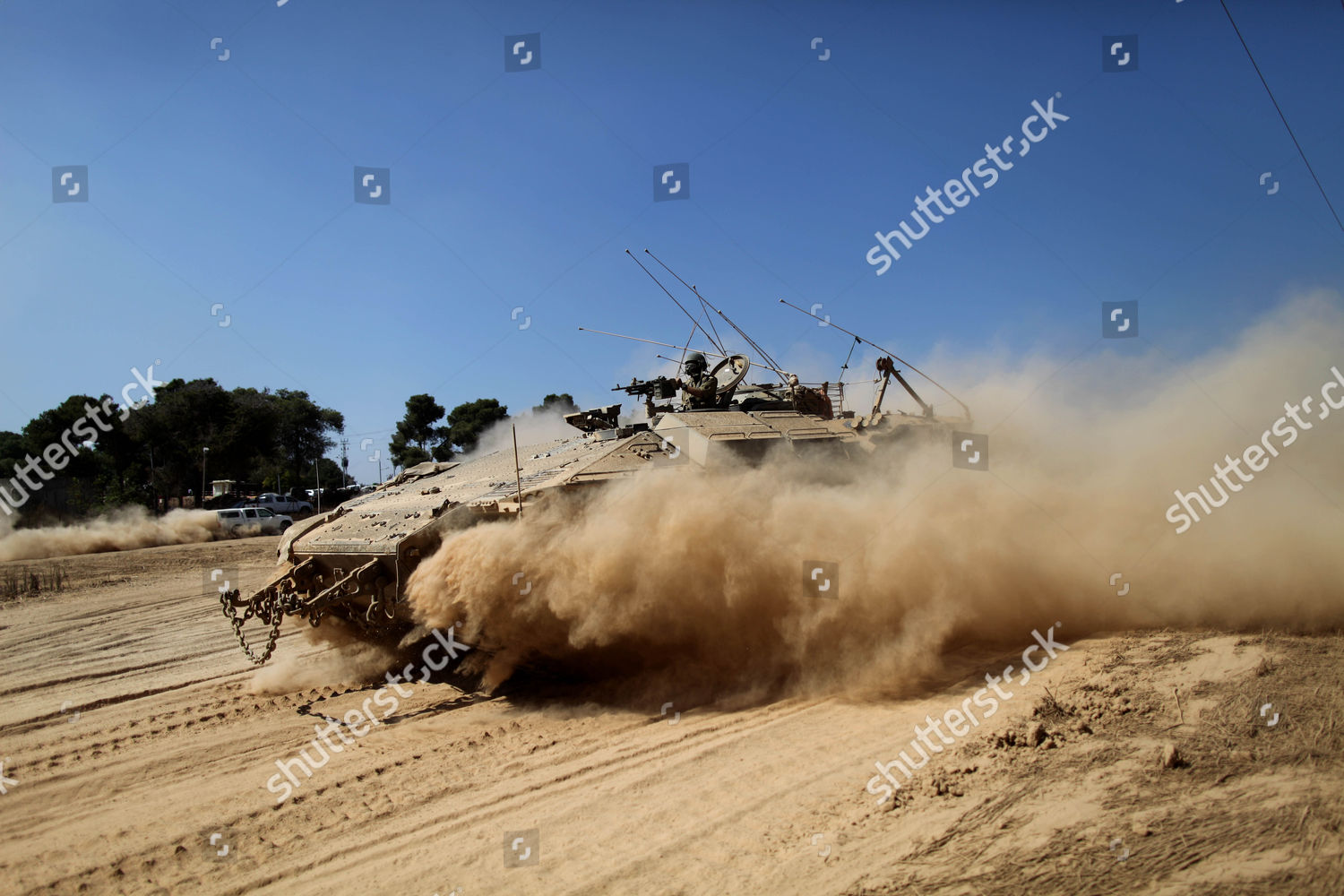 ISRAELI ARMORED PERSONNEL CARRIER APC DRIVES Editorial Stock Photo ...