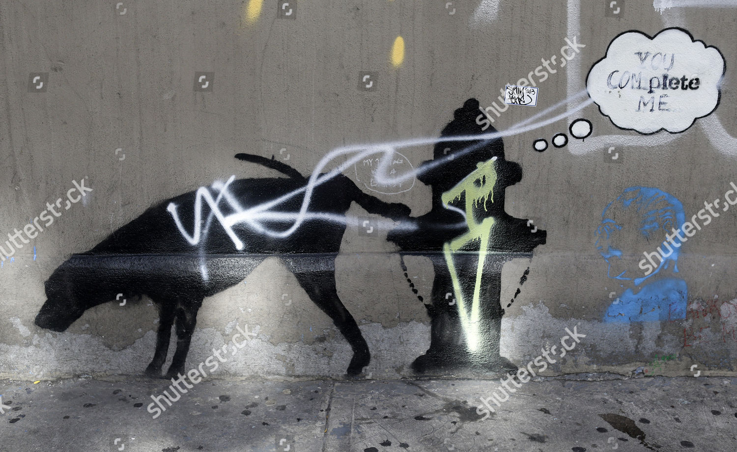 Dog Peeing On Fire Hydrant You Editorial Stock Photo Stock Image