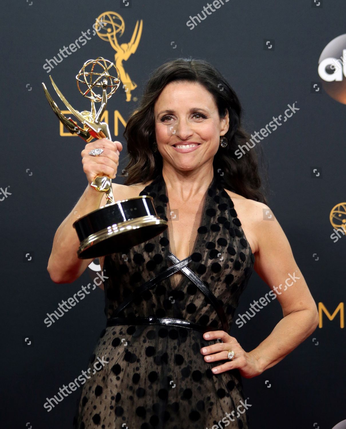 Julia Louisdreyfus Winner Best Actress Comedy Editorial Stock Photo