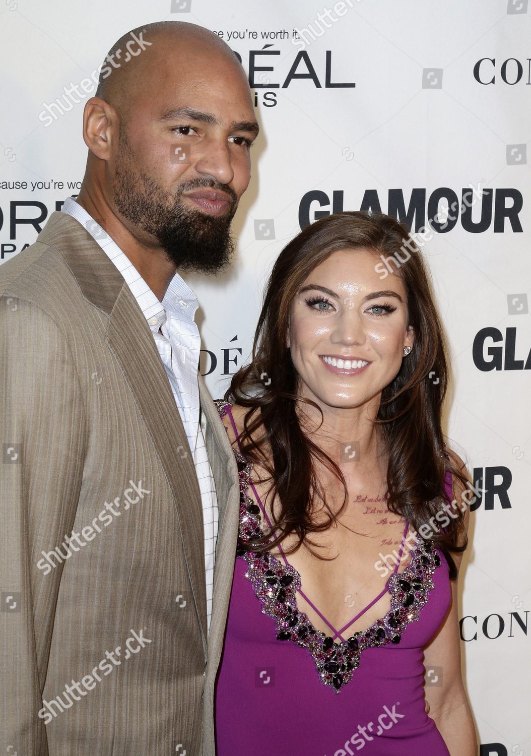 Jerramy Stevens Hope Solo Editorial Stock Photo - Stock Image