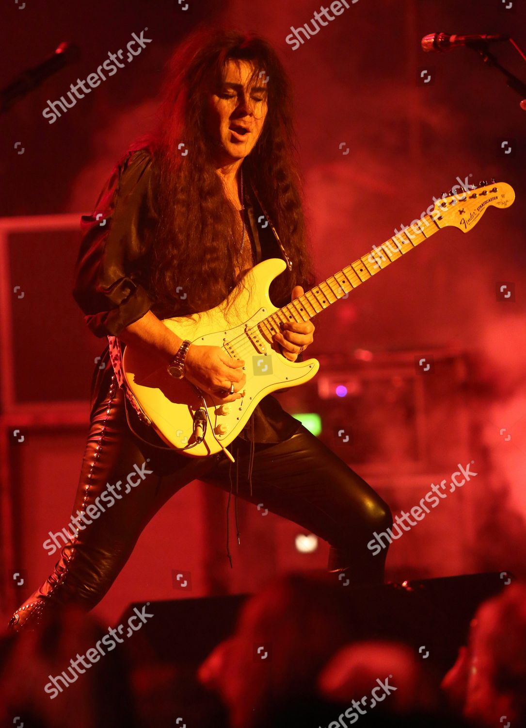 Swedish Guitarist Yngwie Malmsteen Performs On Editorial Stock Photo ...