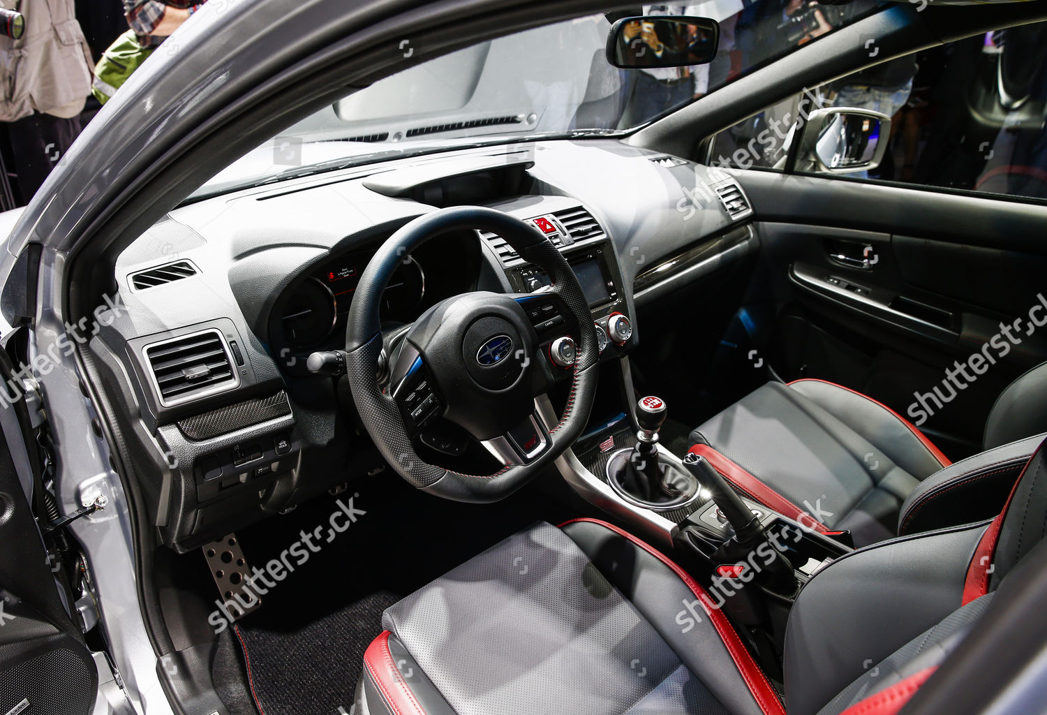 Interior 2015 Subaru Wrx Sti Seen After Editorial Stock