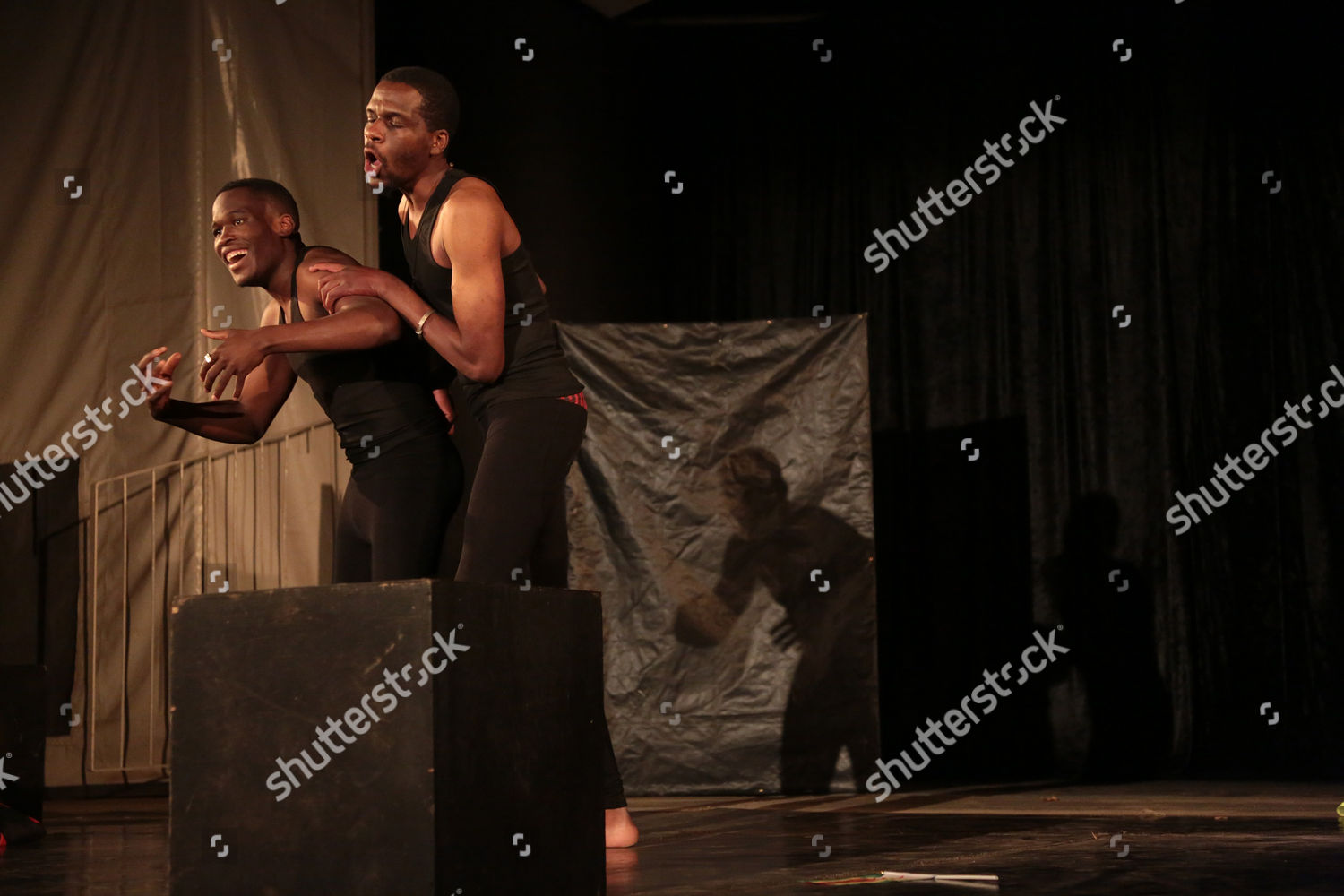 Actor Performs Graduates Harare Zimbabwe 14 Editorial Stock Photo