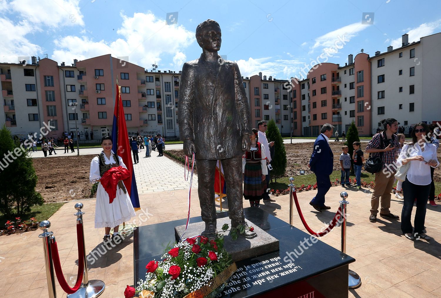 Statue Gavrilo Princip Unveiled During Ceremony Editorial Stock Photo ...