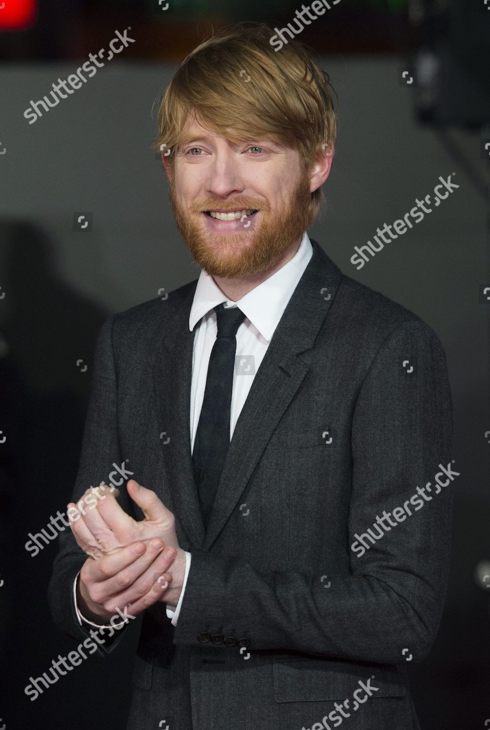 Irish Actorcast Member Domhnall Gleeson Arrives Editorial Stock Photo ...