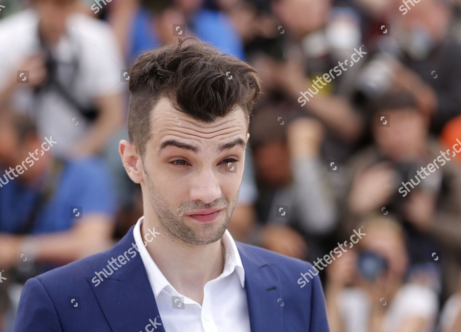 Canadian Actor Jay Baruchel Poses During Editorial Stock Photo - Stock