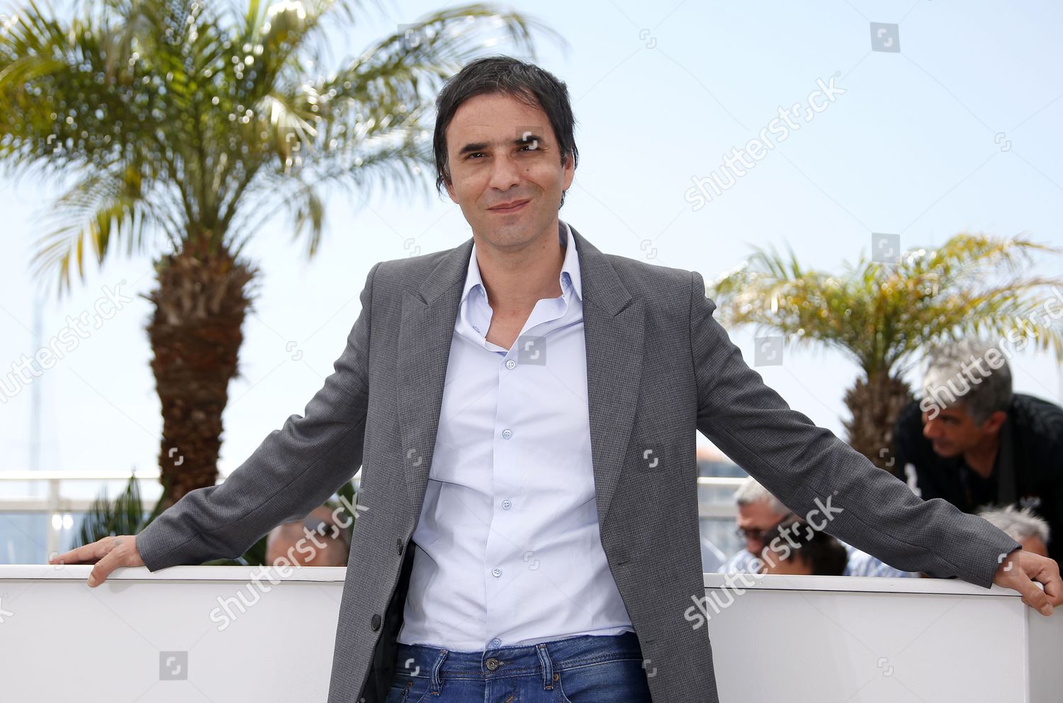 French Director Samuel Benchetrit Poses During Editorial Stock Photo ...