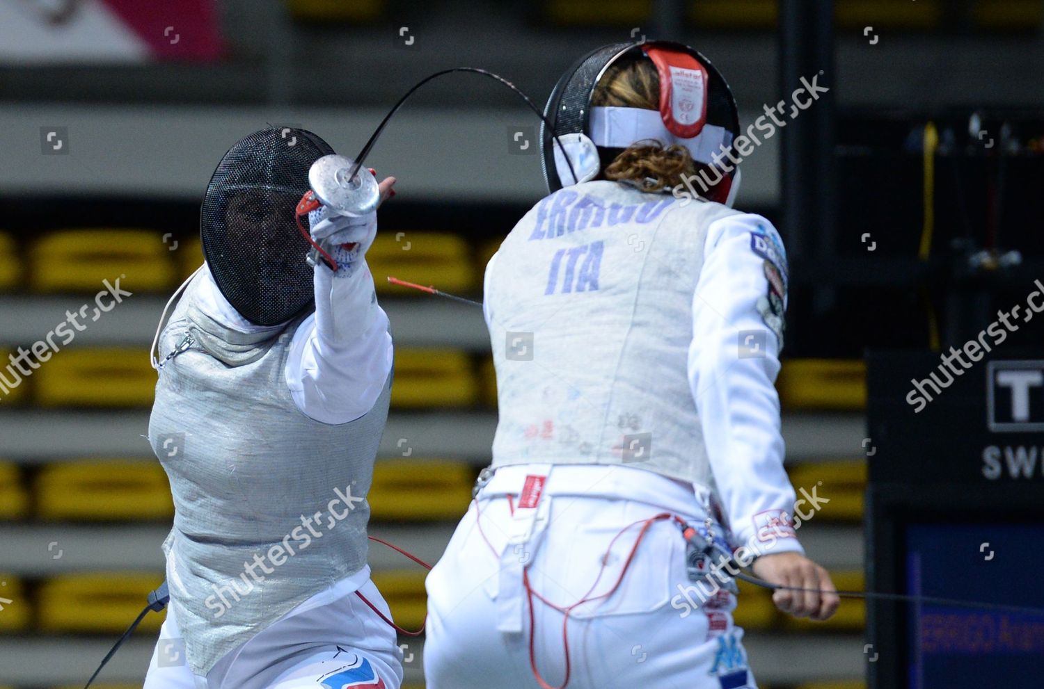 Yulia Biryukova Russia L Competes Against Editorial Stock Photo - Stock ...