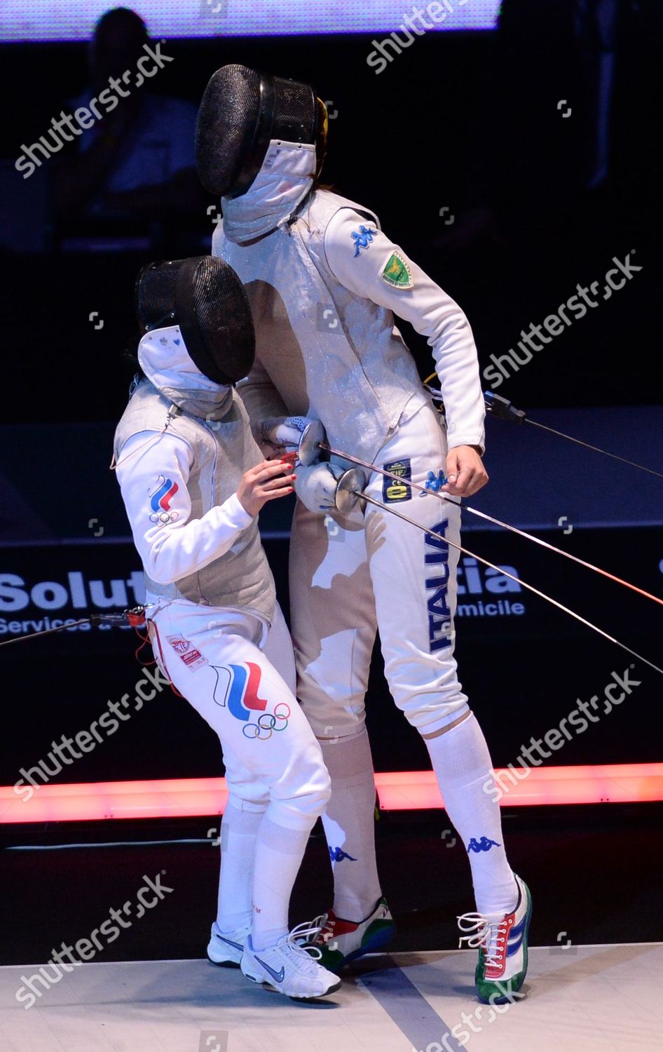 Yulia Biryukova Russia L Competes Against Editorial Stock Photo - Stock ...