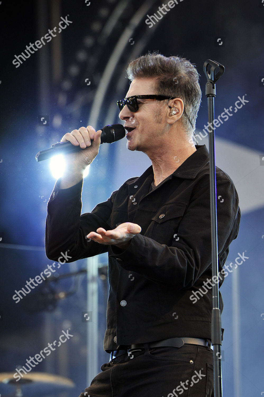 French Singer Etienne Daho Performs During Editorial Stock Photo ...