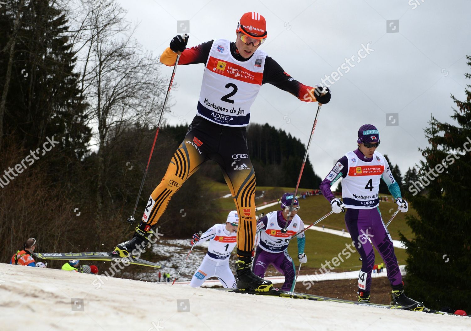 Eric Frenzel L Germany Akito Watabe Editorial Stock Photo - Stock Image