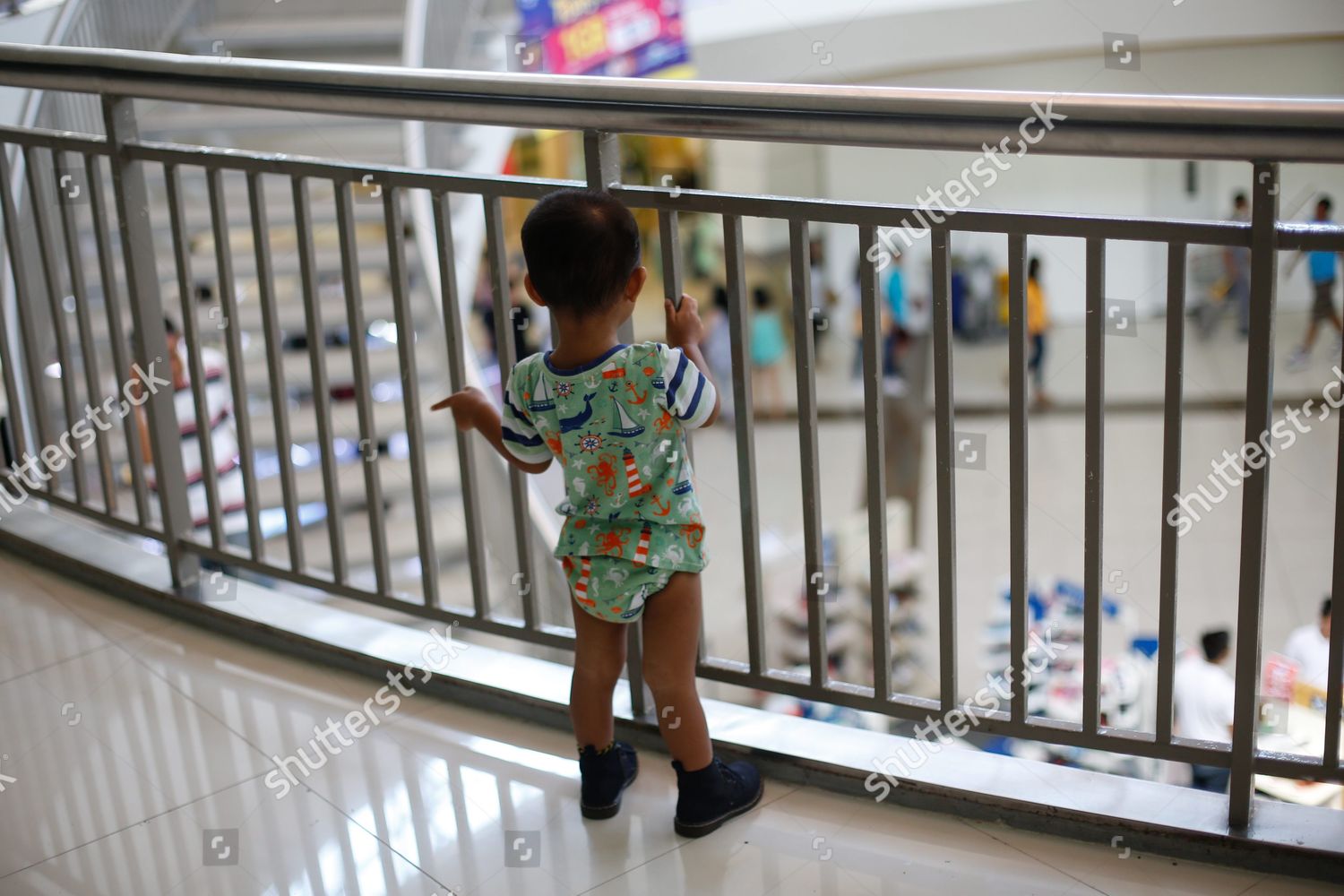 Filipino Baby Wearing Cloth Diaper Peeks Editorial Stock Photo Stock