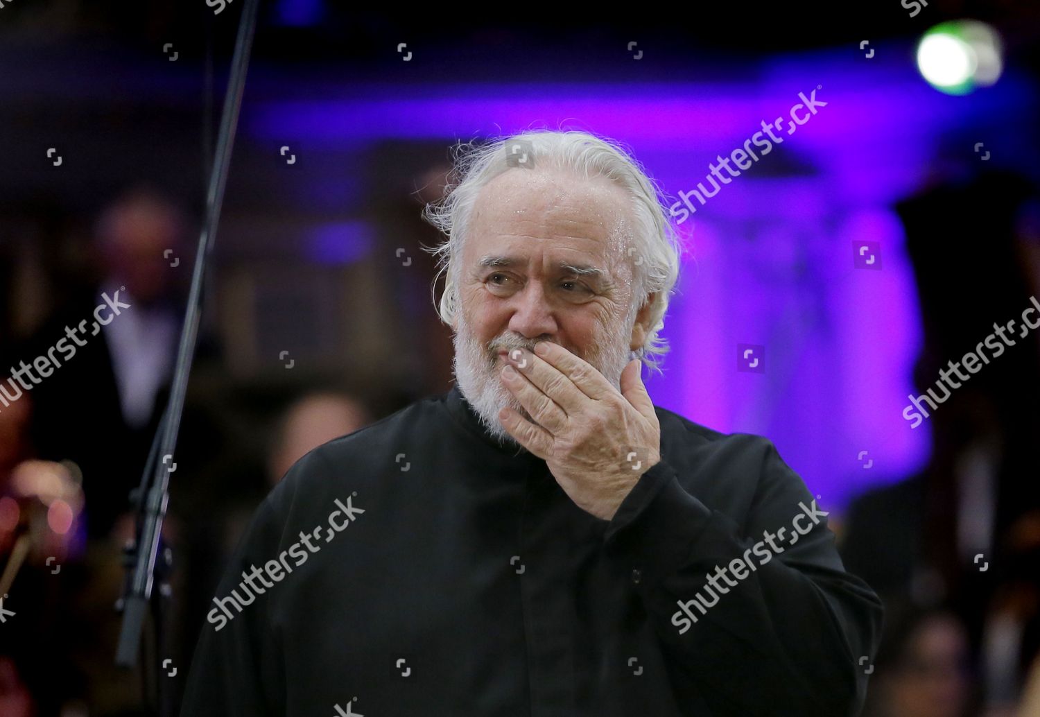 Italian Conductor Composer Gianluigi Gelmetti R Artistic Editorial Stock Photo Stock Image Shutterstock