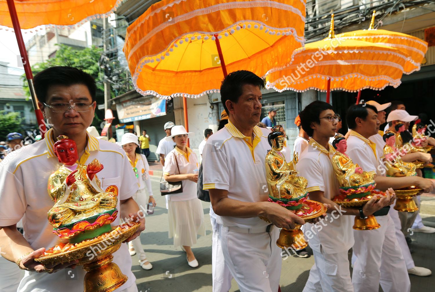 Ethnic Chinesethai People Hold Chinese Twelve Editorial Stock Photo 