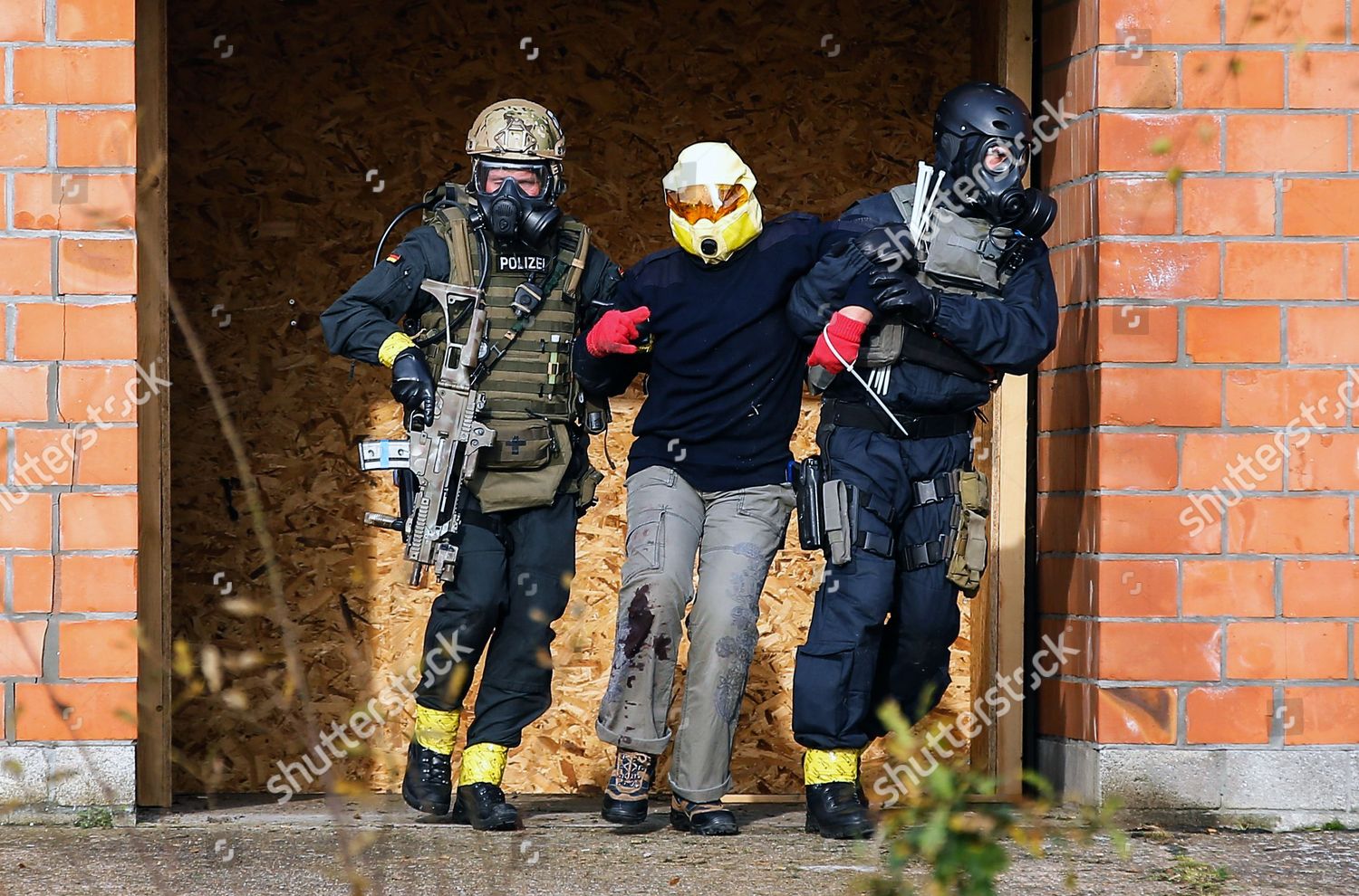 Man Arrested By German Members Special Editorial Stock Photo - Stock ...