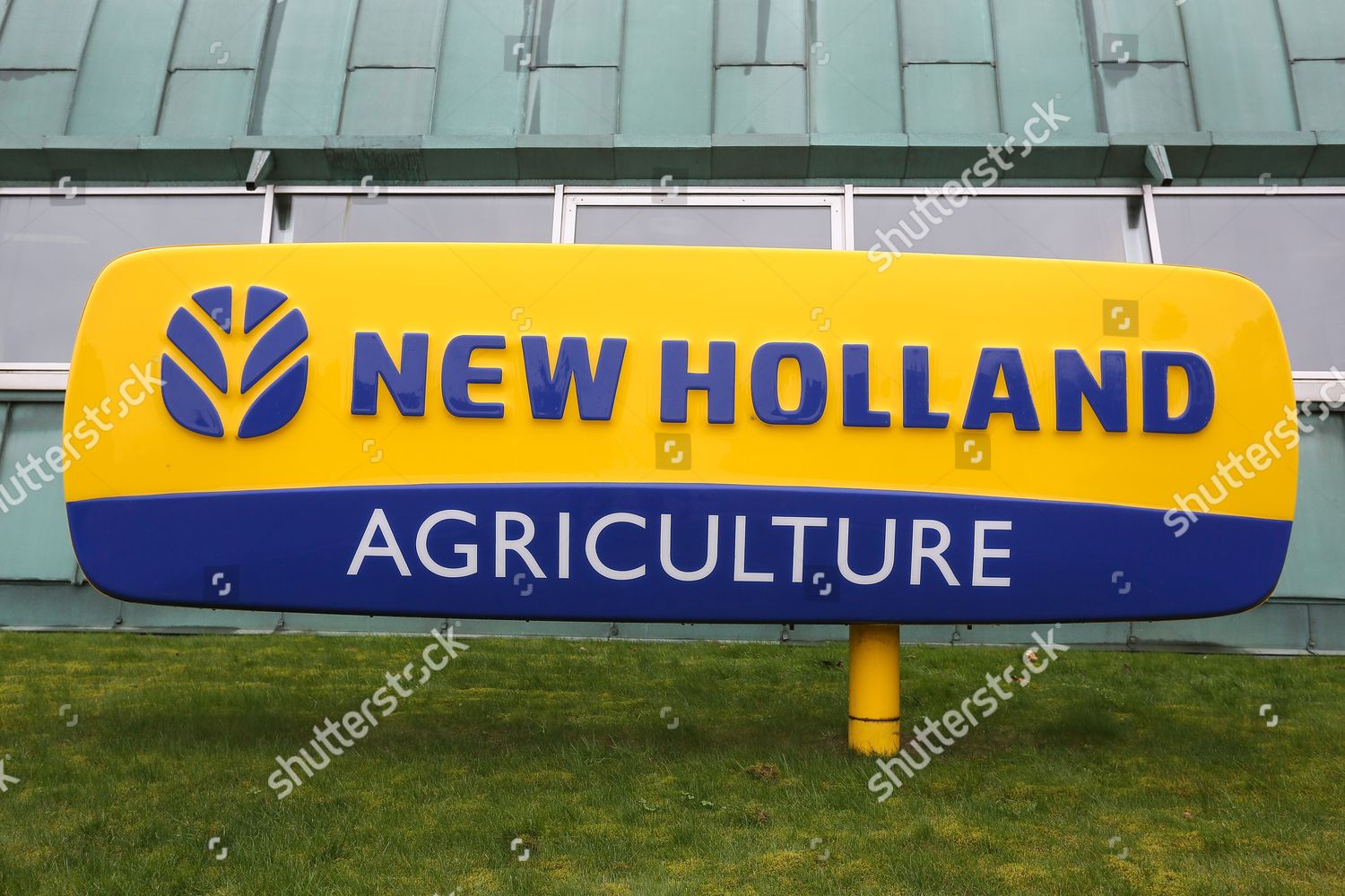 Logo New Holland Harvesting Equipment Plant Editorial Stock Photo   Shutterstock 7947110e 