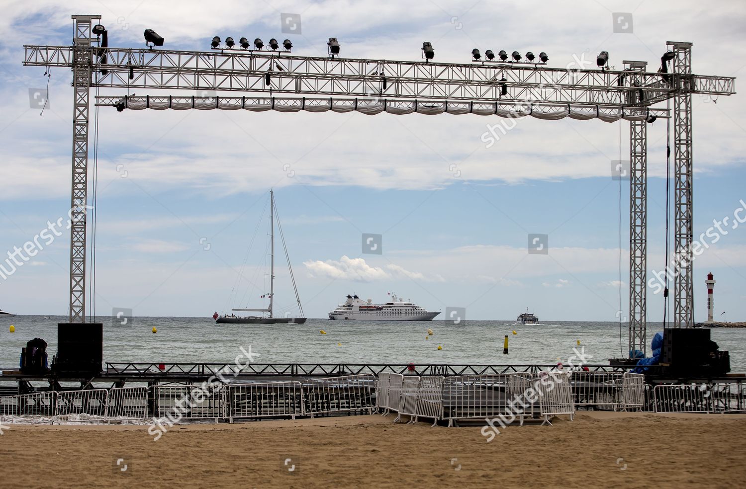 Giant Screen Cinema De La Plage Festivals Editorial Stock