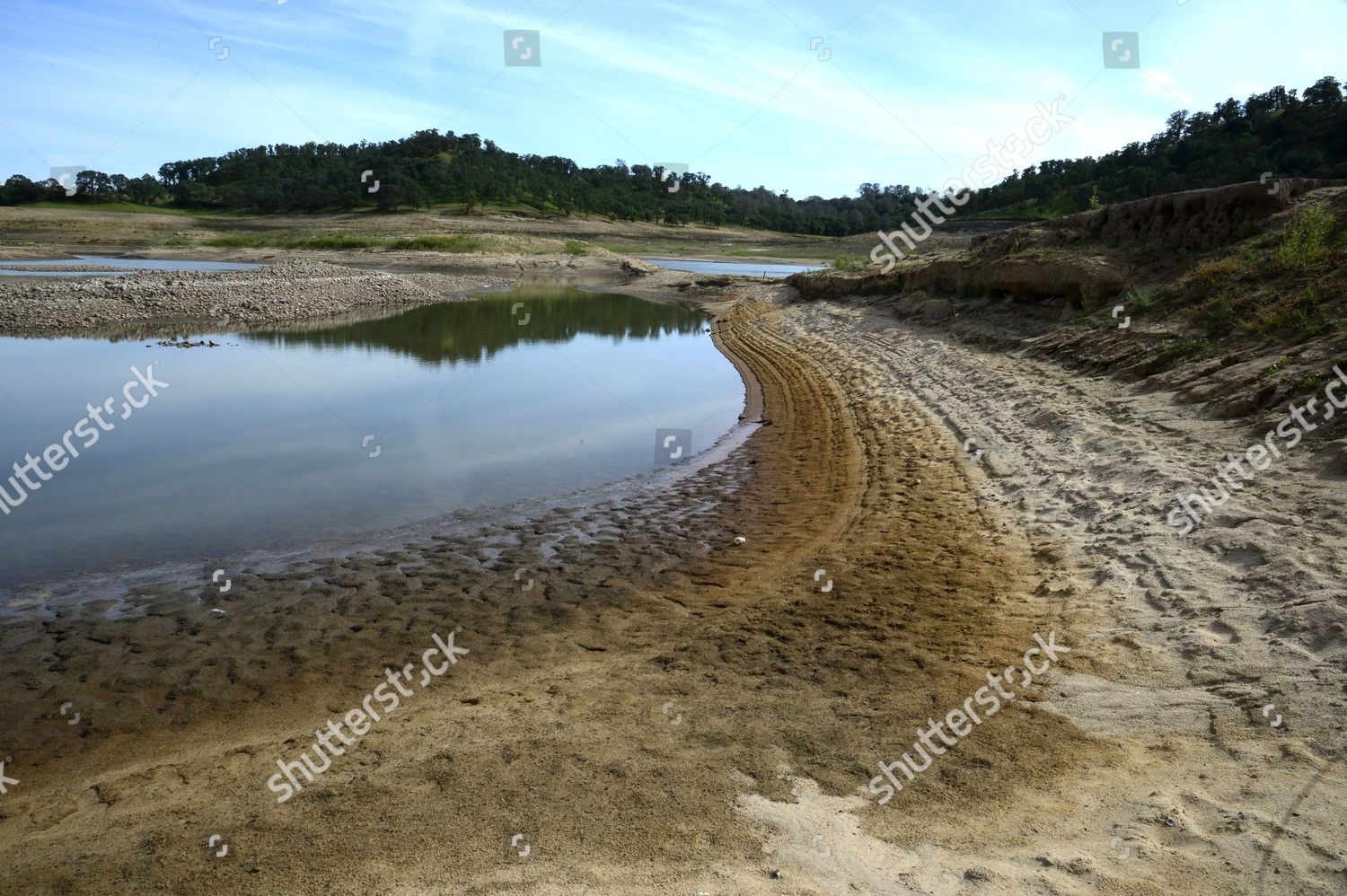 Drastic Lake Level Drop Shown Camanche Editorial Stock Photo Stock Image Shutterstock
