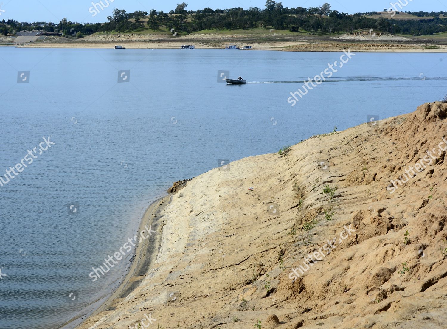 Drastic Lake Level Drop Shown Camanche Editorial Stock Photo Stock Image Shutterstock