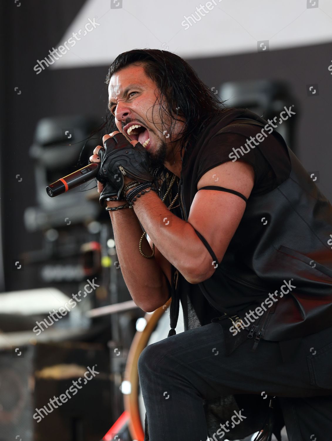 Leigh Kakaty Us Band Pop Evil Editorial Stock Photo - Stock Image