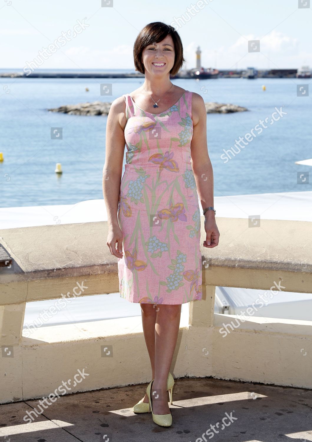 Welsh Actress Mali Harries Poses During Editorial Stock Photo Stock