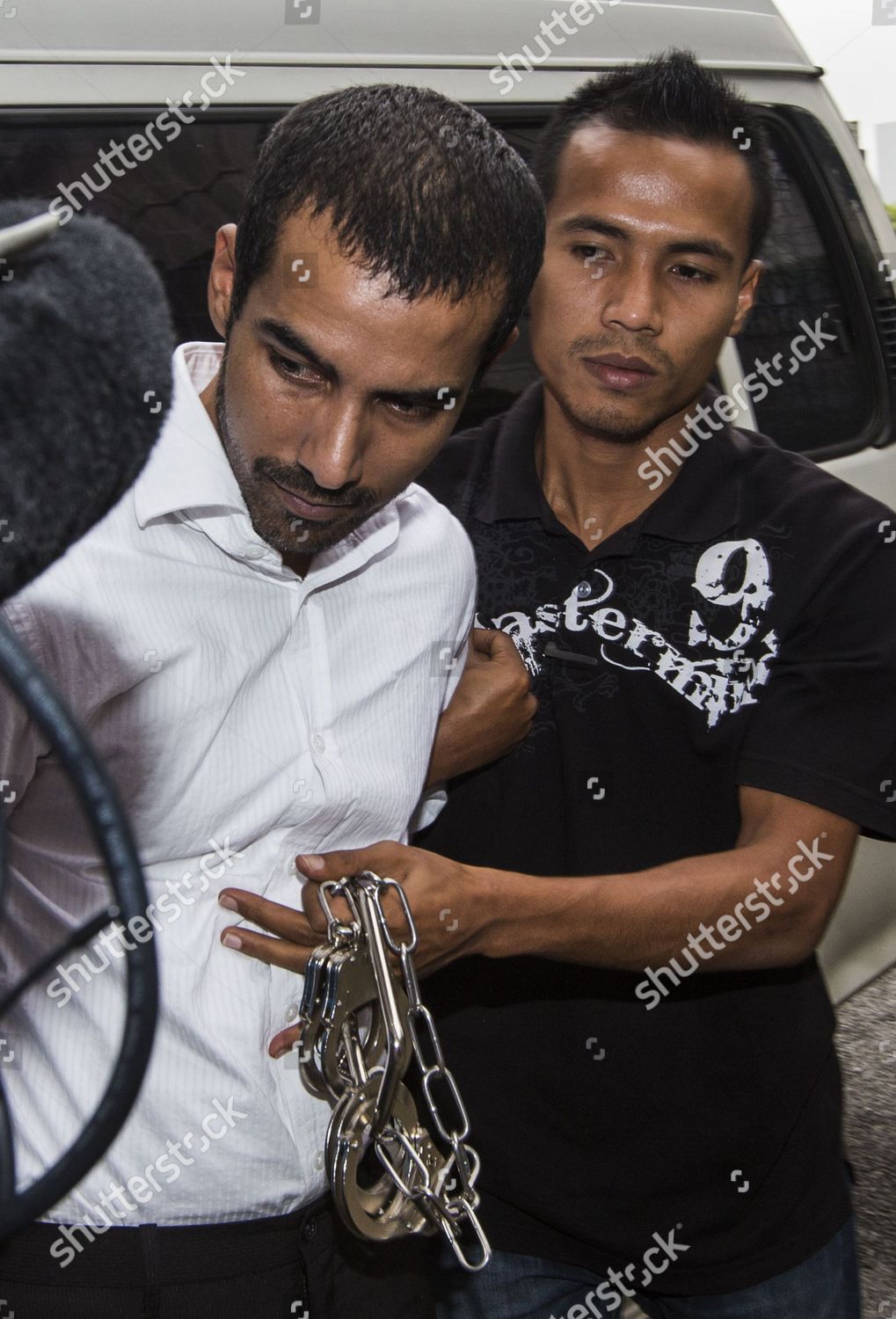 Australian Dominic Bird L Escorted Courthouse Editorial Stock Photo