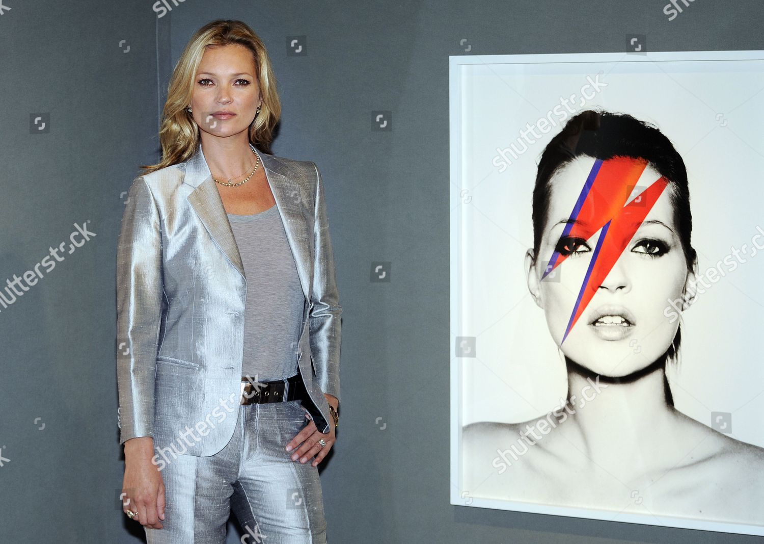 British Model Kate Moss Poses Next Editorial Stock Photo - Stock Image