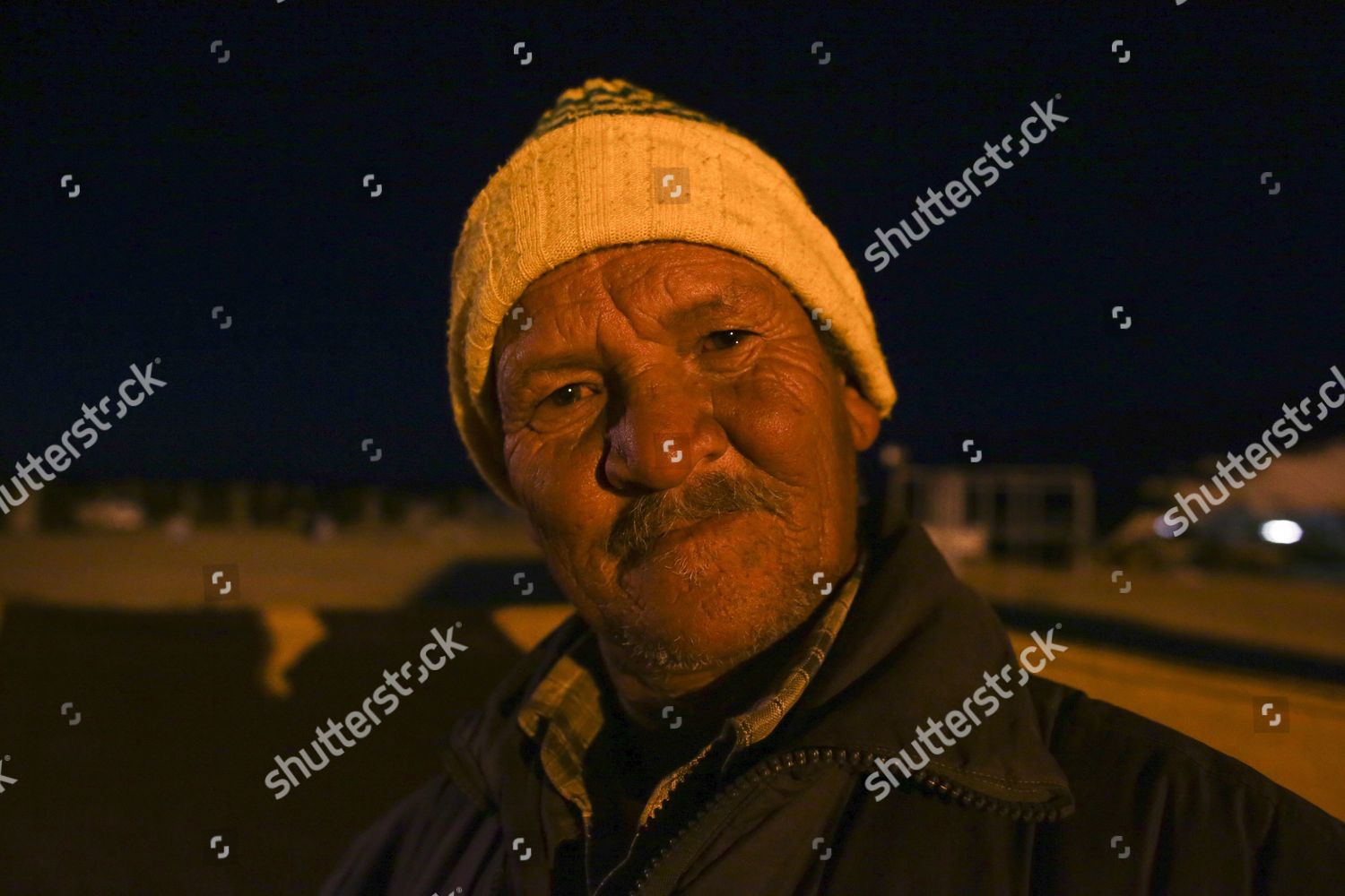 security-guard-poses-fro-photographs-during-editorial-stock-photo