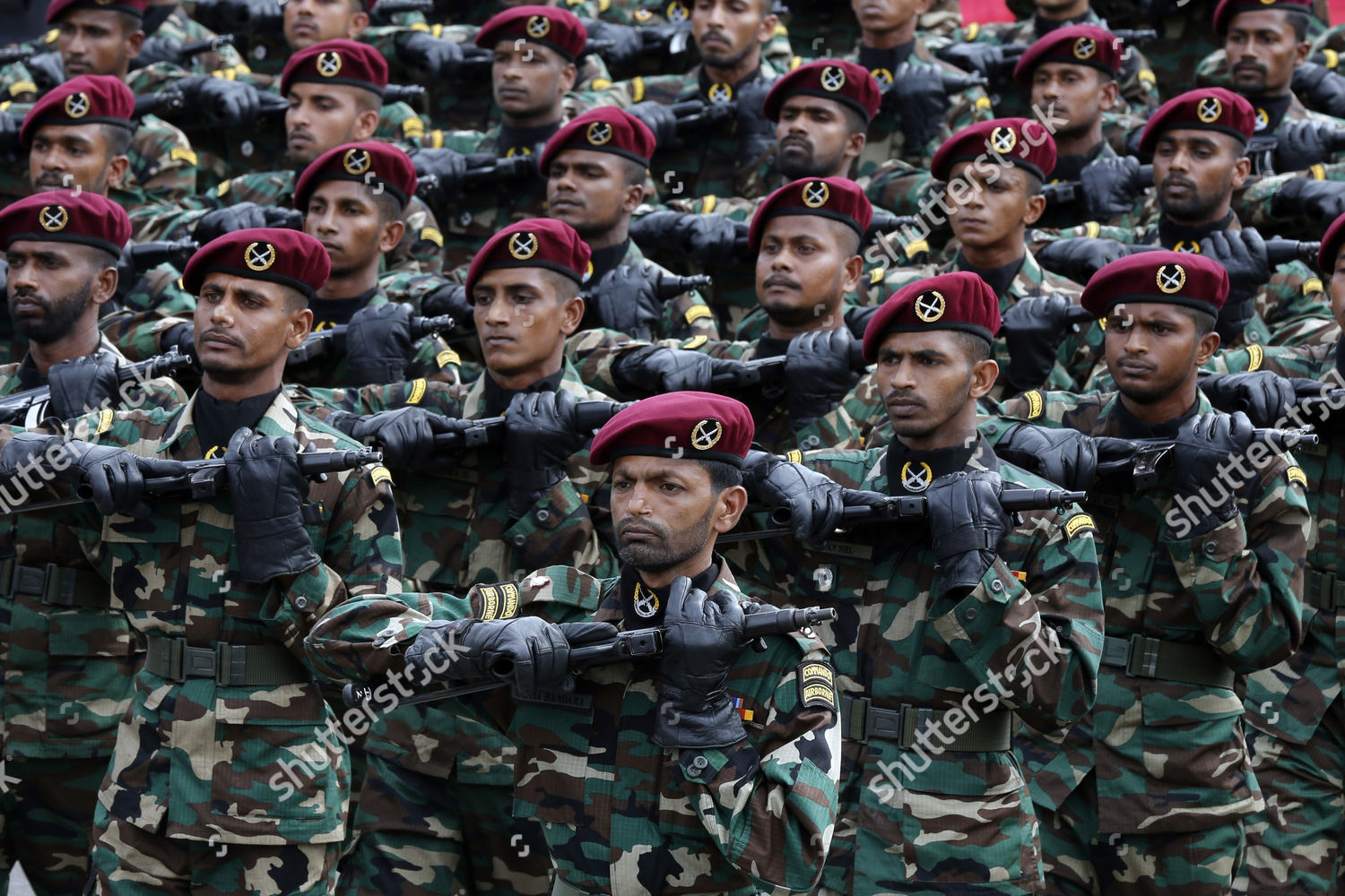 Soldiers Sri Lanka Army Commando Regiments Editorial Stock Photo ...