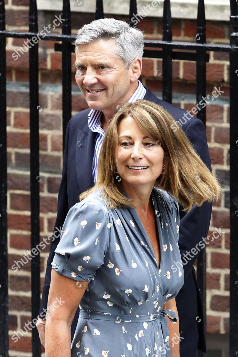 Carole Front Michael Francis Middleton Parents Editorial Stock Photo 