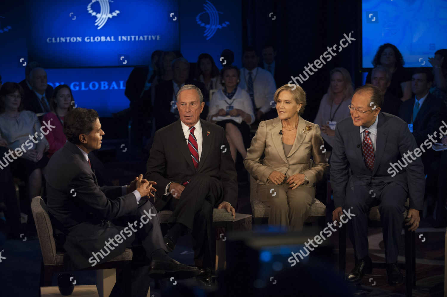 Left Right Journalist Fareed Zakaria Leads Editorial Stock Photo ...