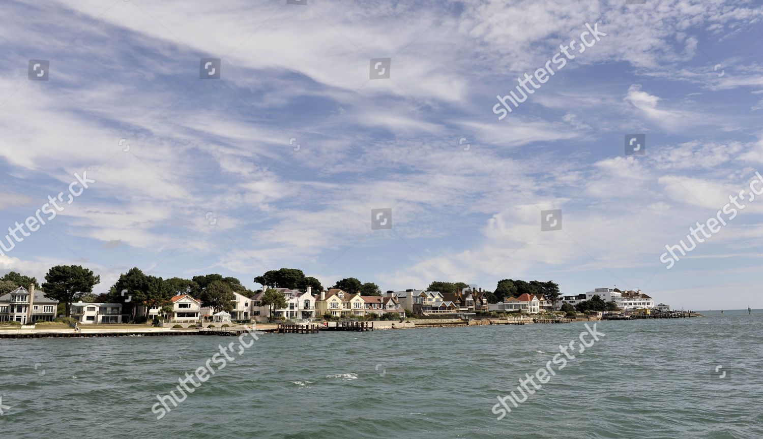 Luxury Homes On Sandbanks Peninsular Near Poole Editorial Stock