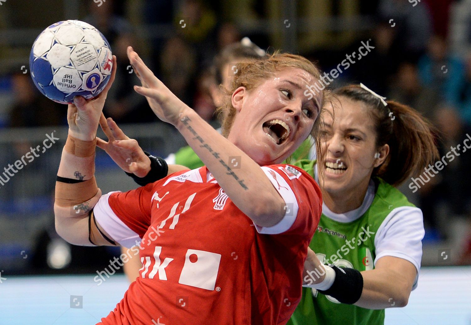 Denmark Player Mette Gravholt L Tries Editorial Stock Photo Stock