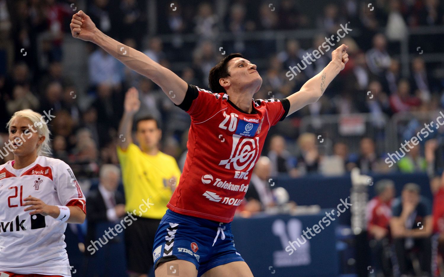 Serbian Player Biljana Filipovic C Celebrates Editorial Stock Photo ...