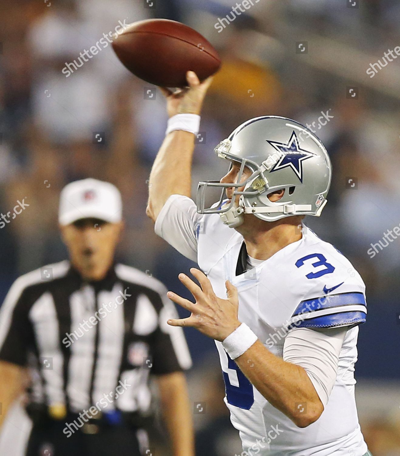 Dallas Cowboys Backup Quarterback Brandon Weeden Editorial Stock Photo