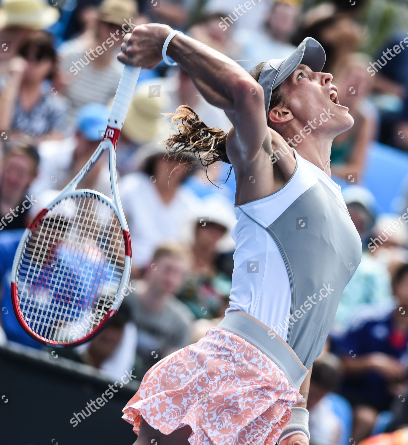 Andrea Petkovic Germany Action During Her Editorial Stock Photo - Stock ...