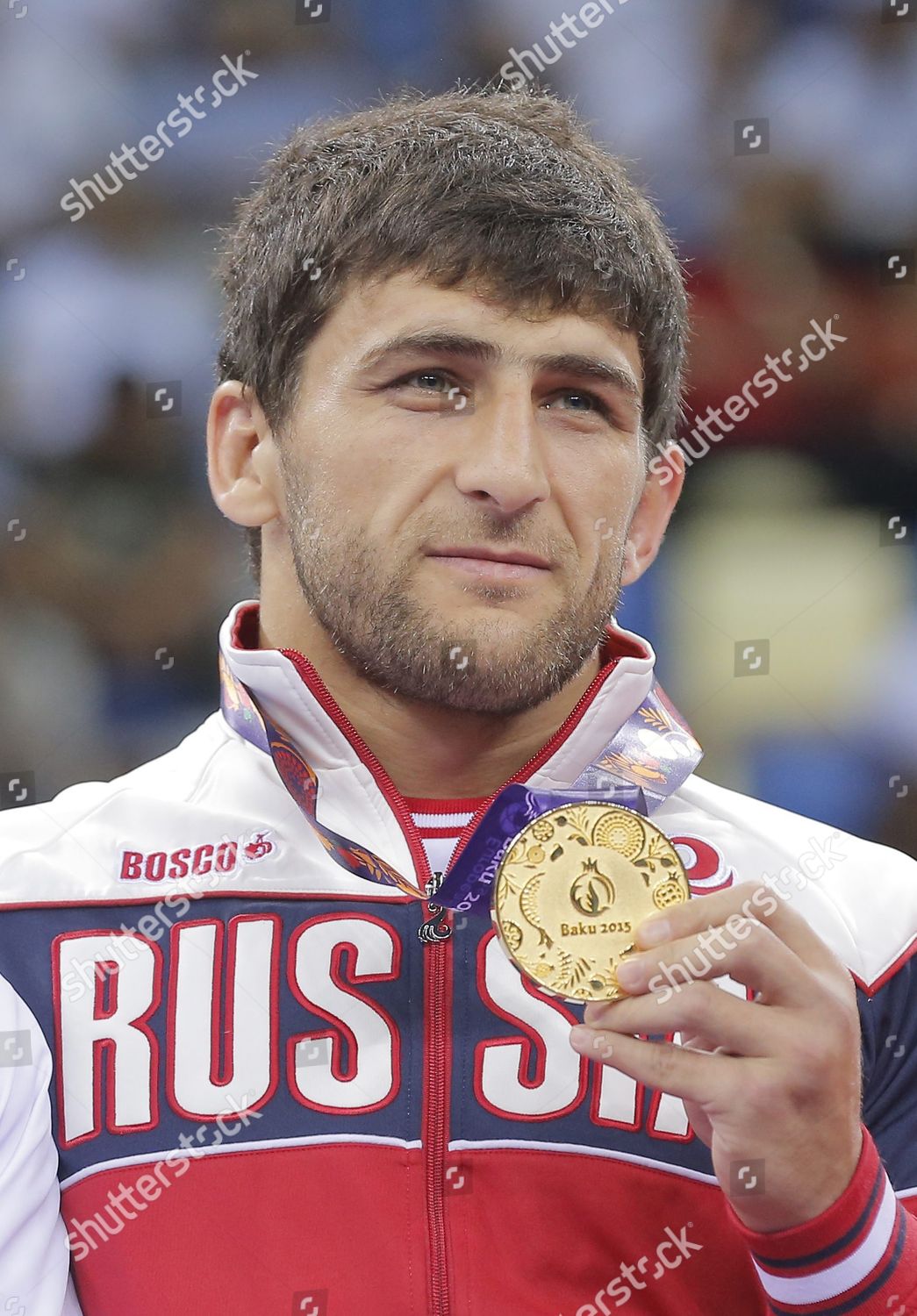 Gold Medalist Aniuar Geduev Russia Poses Editorial Stock Photo - Stock ...