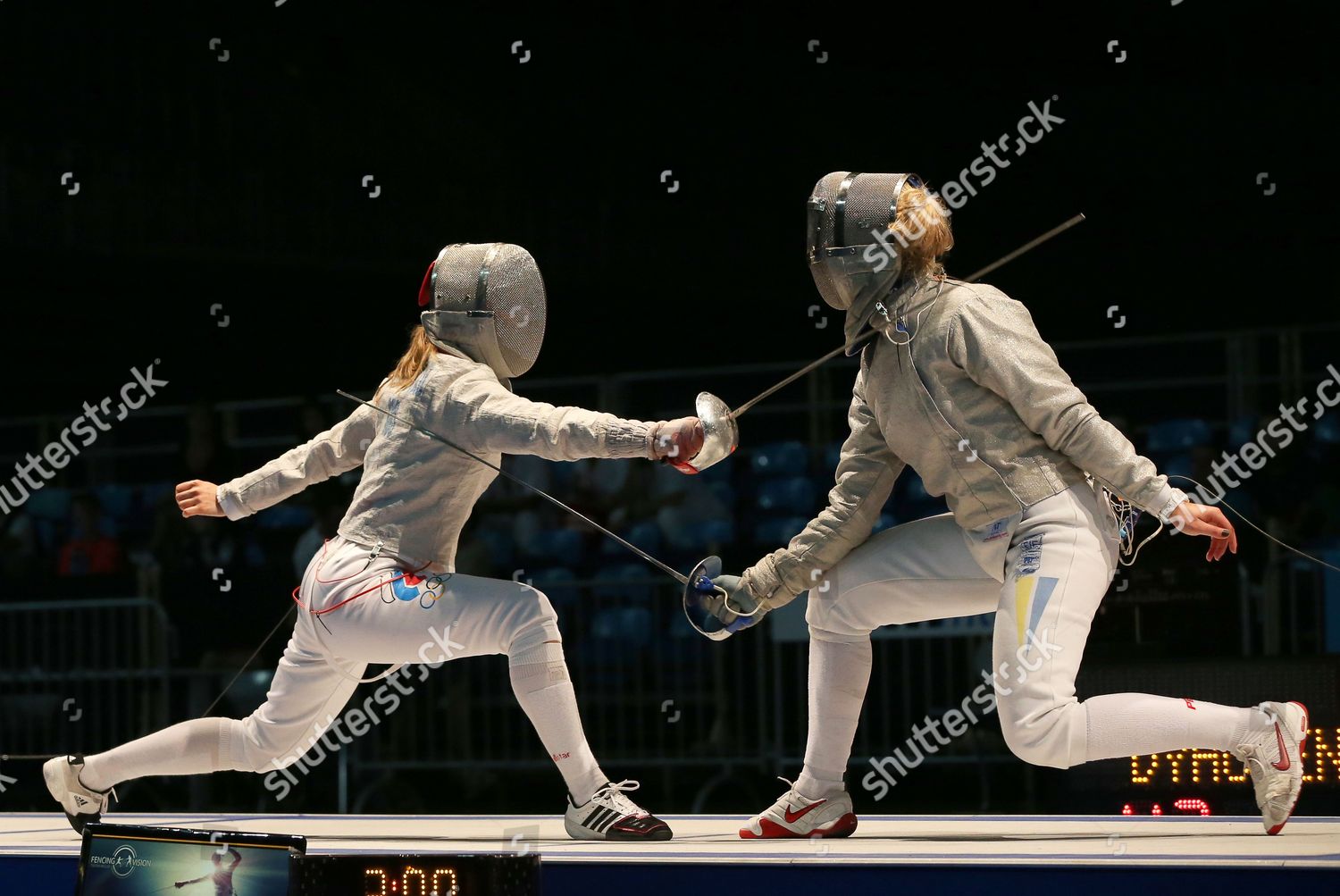 Ekaterina Dyachenko L Russia Competes Against Editorial Stock Photo ...