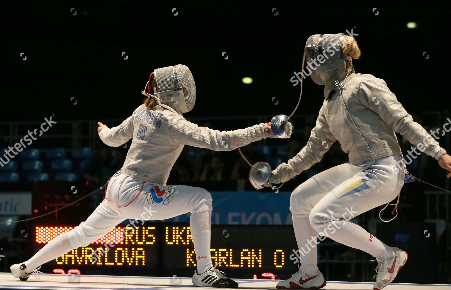 Yulia Gavrilova L Russia Competes Against Editorial Stock Photo - Stock ...