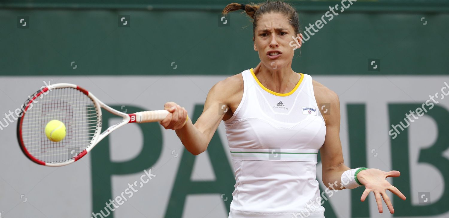 Andrea Petkovic Germany Action During Her Editorial Stock Photo - Stock ...