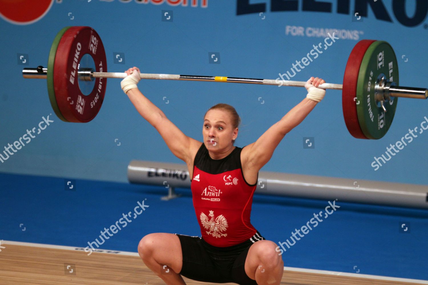 Polish Joanna Lochowska Competes During Womens Editorial Stock Photo