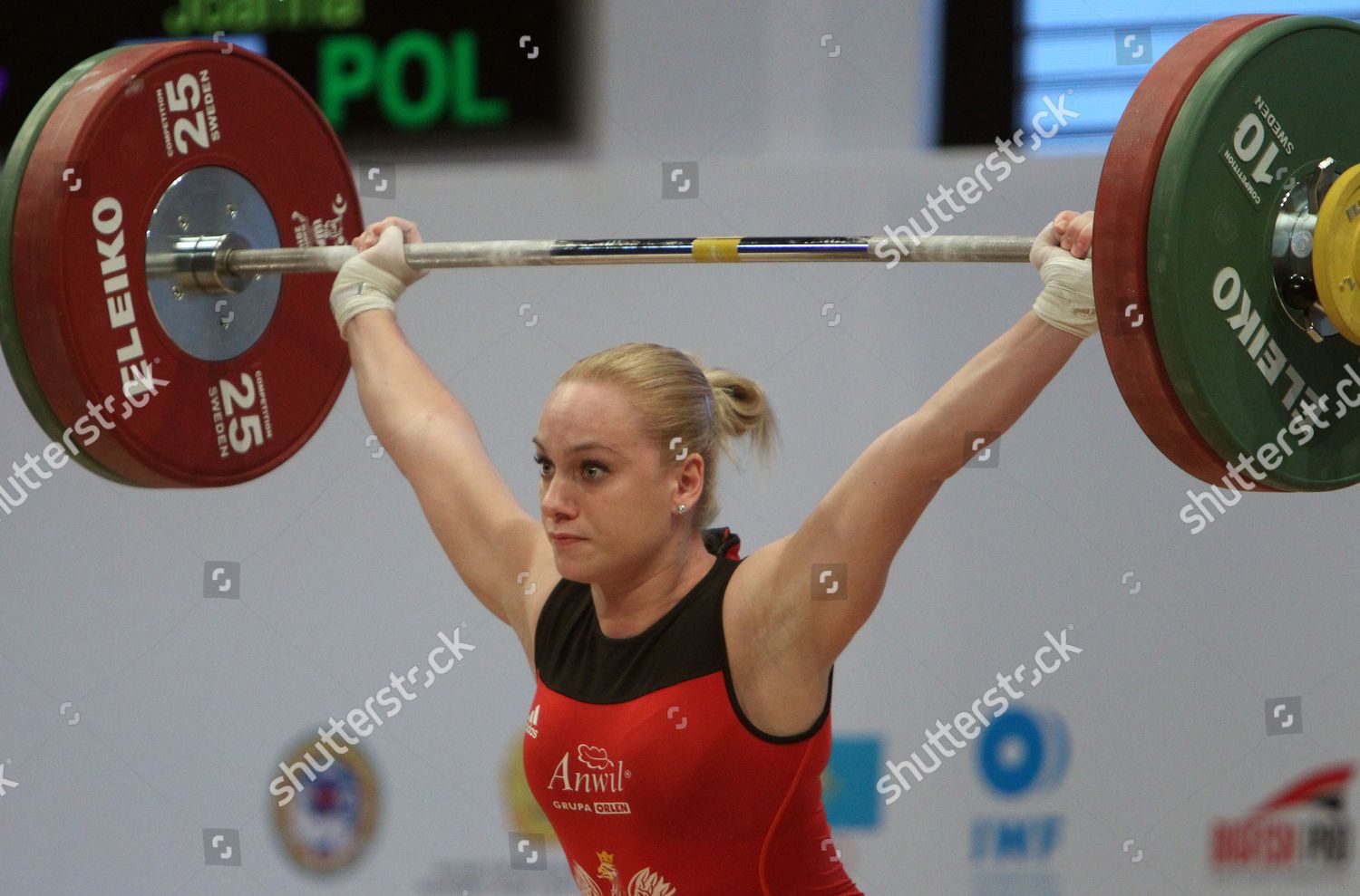 POLAND'S JOANNA LOCHOWSKA COMPETES WOMEN'S 58 Editorial Stock Photo