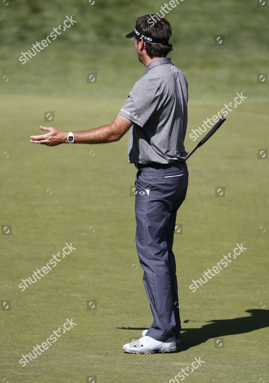 Bubba Watson Us Reacts On Sixteenth Editorial Stock Photo - Stock Image