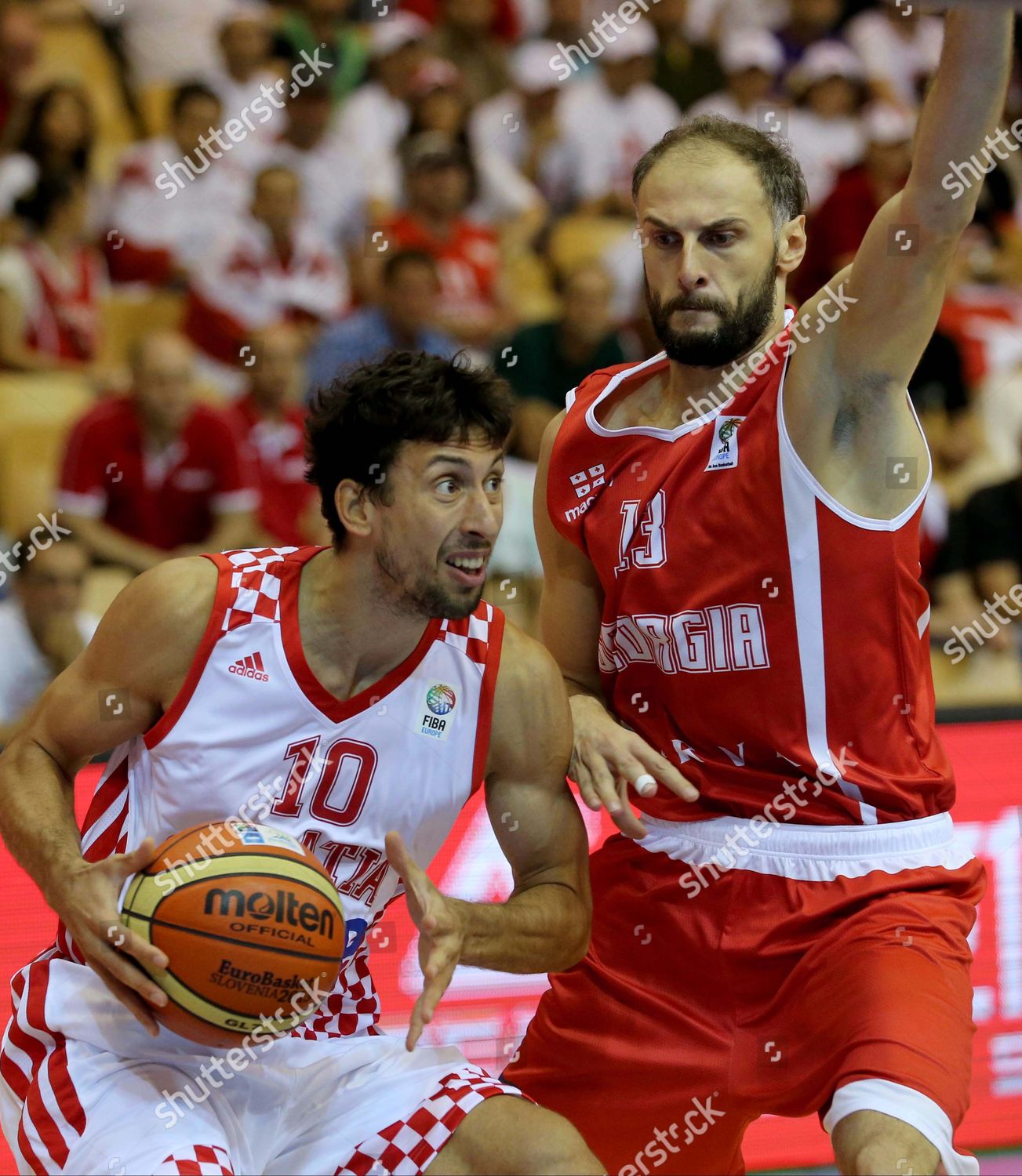 Viktor Sanikidze R Action Against Editorial Stock Photo Stock