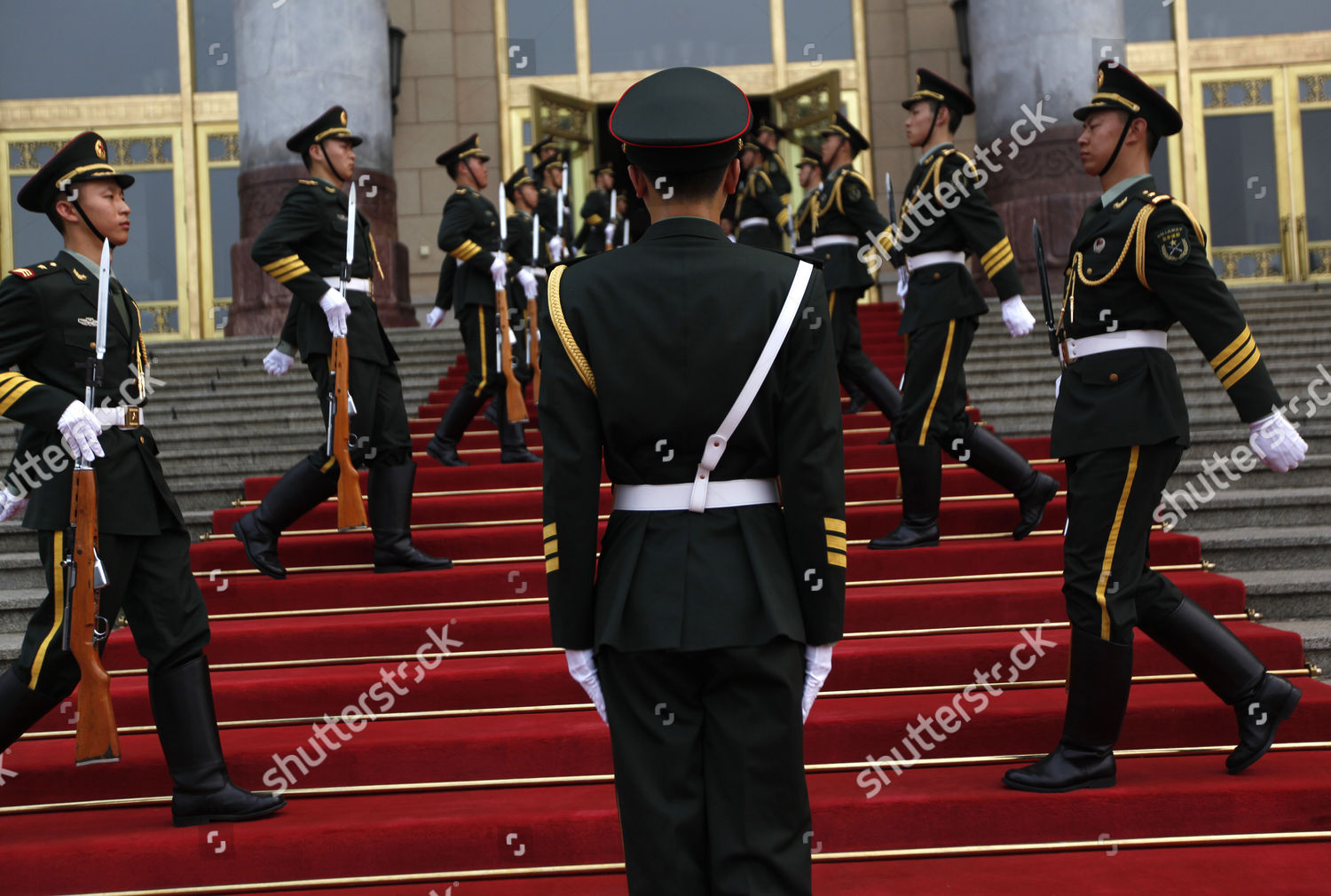 Guards Honor Peoples Liberation Army Pla Editorial Stock Photo - Stock ...